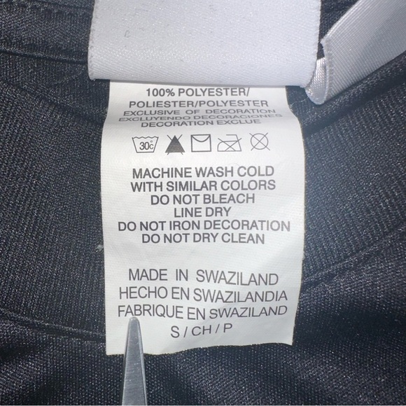 Pittsburgh Penguins NHL Hockey Black Gray Majestic Baseball Style Shirt Sz Small - Picture 9 of 9